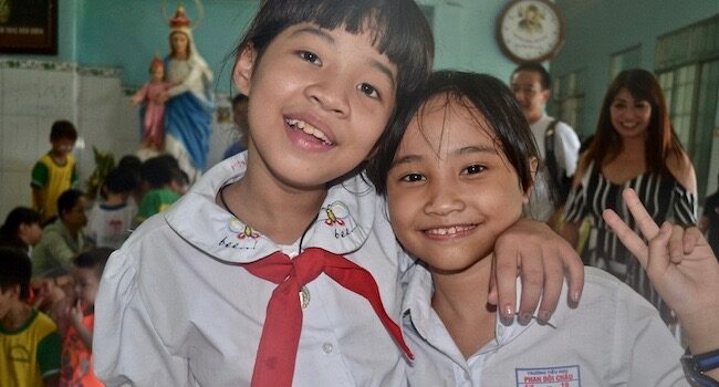 Children at the Center for Innocent Children in Vietnam